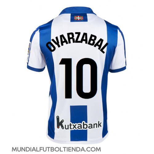 Camiseta Real Sociedad Mikel Oyarzabal #10 Primera Equipación Replica 2024-25 mangas cortas